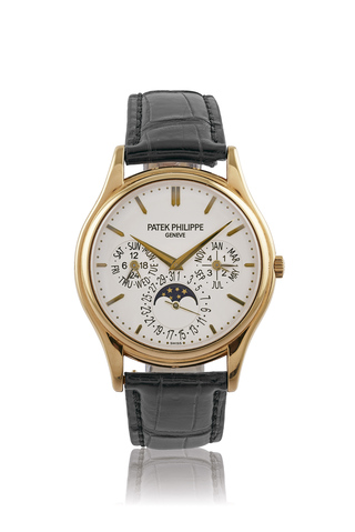 Patek Philippe 18k Yellow Gold Compilation Perpetual Calendar Wristwatch Auction at AstaGuru