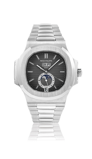 Patek Philippe Nautilus Moon Phase Wristwatch Auction at AstaGuru