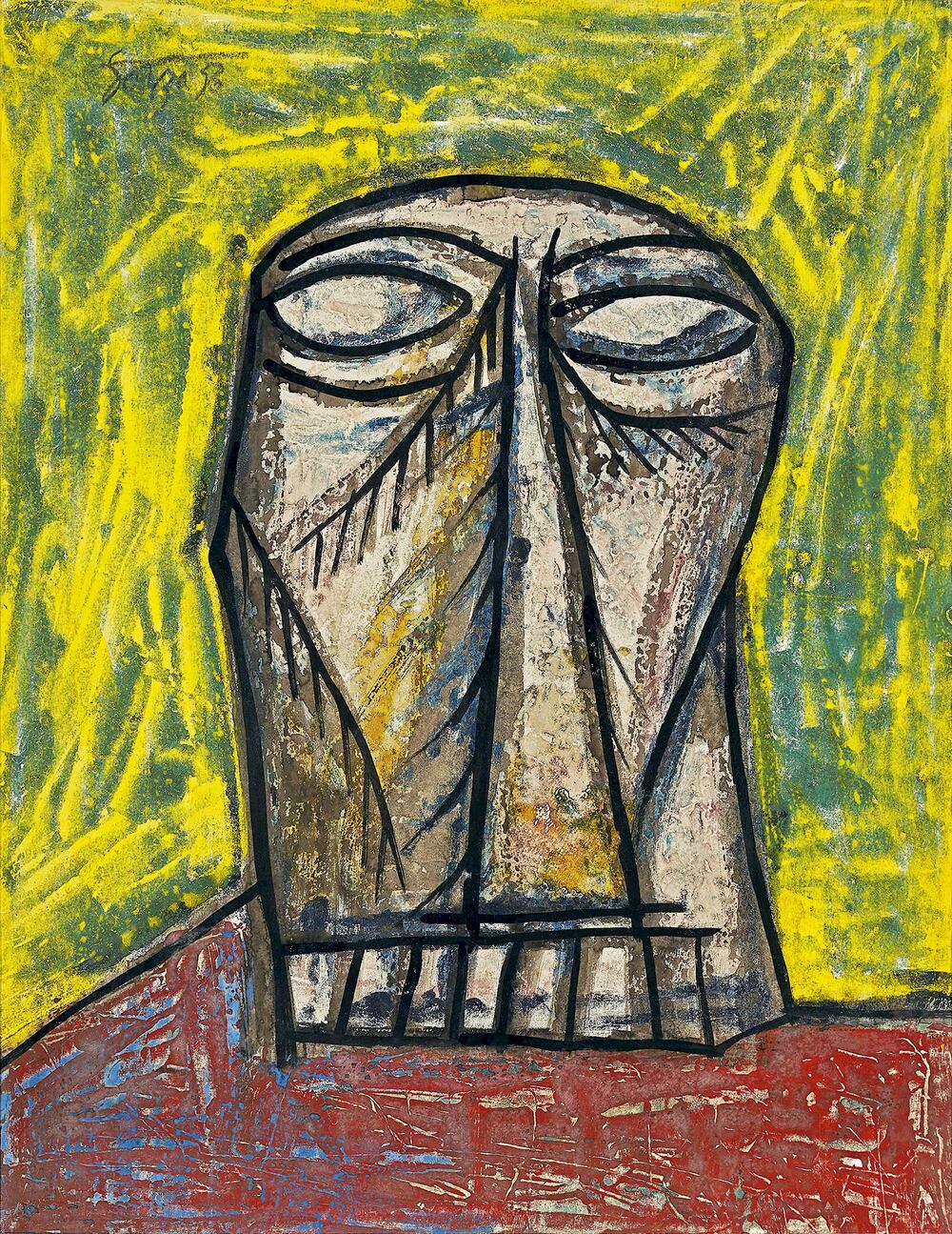 Lot no. 95: Untitled by F.N. Souza 